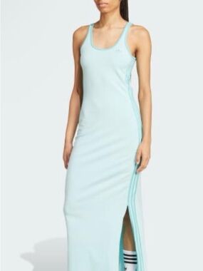 Adidas Maxi Dress in Light Blue